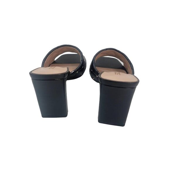 Soda JELLO  Women Slip On Diamond Quilted Stud Gem Black Sandal - Picture 6 of 6